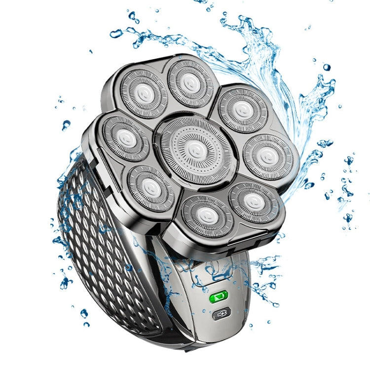 9 Rasoio USB multifunzionale a testa di coltello Rasoio per il lavaggio dell'acqua per tutto il corpo Uomo Capelli calvi, Single Machine, 6 In 1 9 Rasoio USB multifunzionale a testa di coltello Rasoio per il lavaggio dell'acqua per tutto il corpo Uomo Capelli calvi, Single Machine, 6 In 1